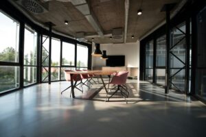 moderne stiltewerkplek